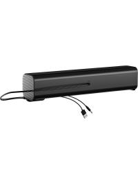 LENOVO LECOO DS107 KABLOLU USB/AUX STEREO 6W SOUNDBAR SPEAKER SİYAH